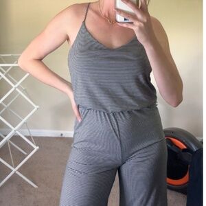Striped Jumpsuit
